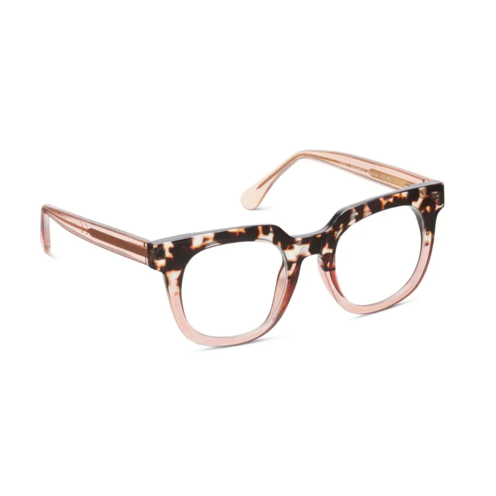 Peepers Blue Light Readers Showbiz - Gray Tortoise/Pink