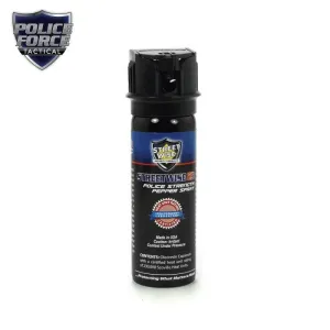 Police Force 23% Pepper Spray 3 oz Flip Top