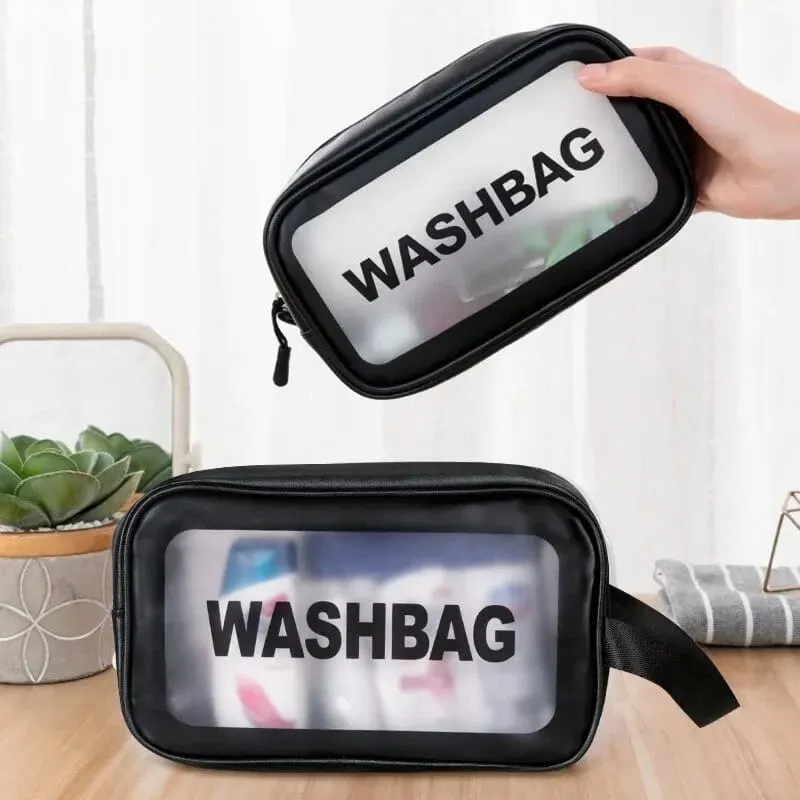 Portable Makeup Organizer Bag WASHBAG-Black Large(SA2405-119)