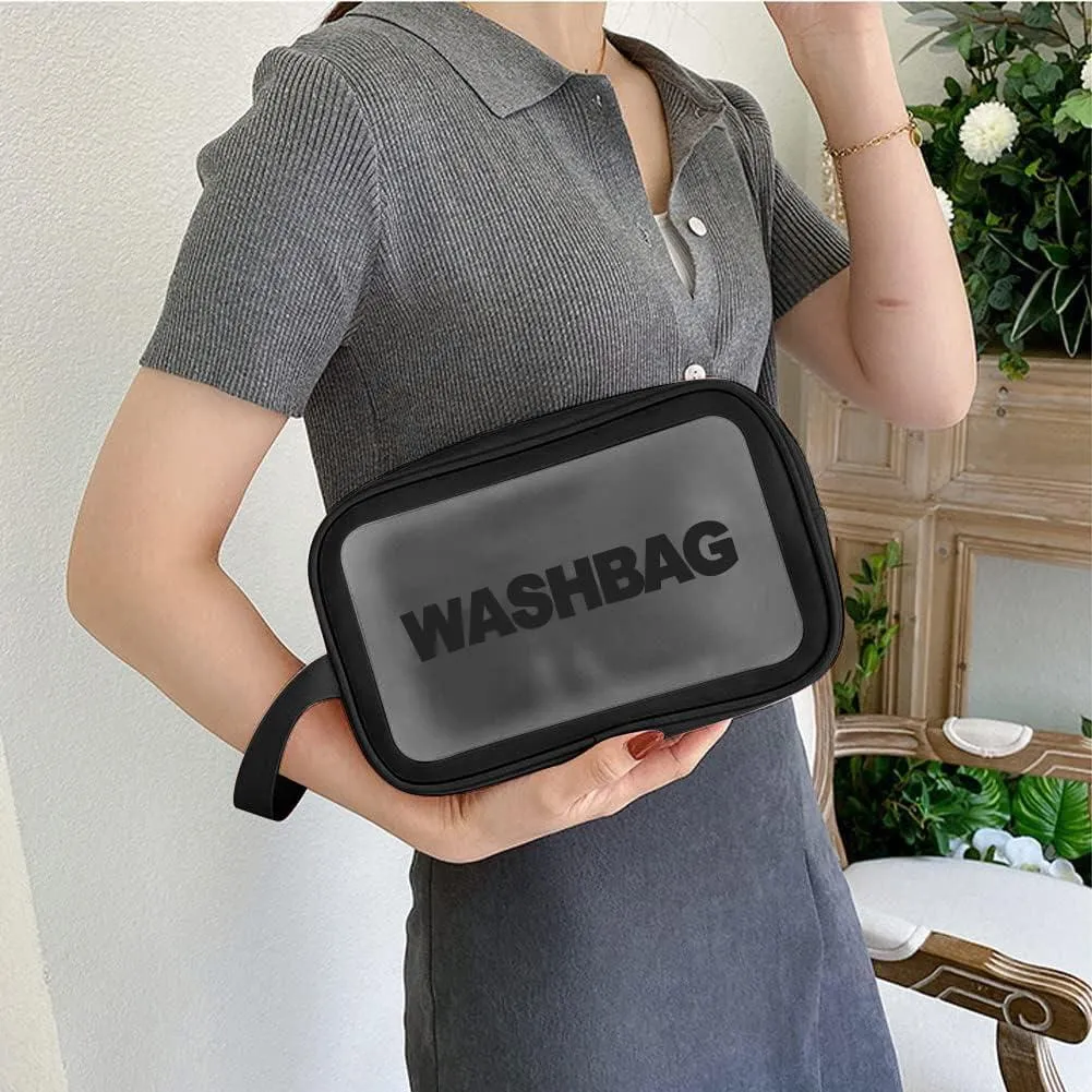 Portable Makeup Organizer Bag WASHBAG-Black Large(SA2405-119)