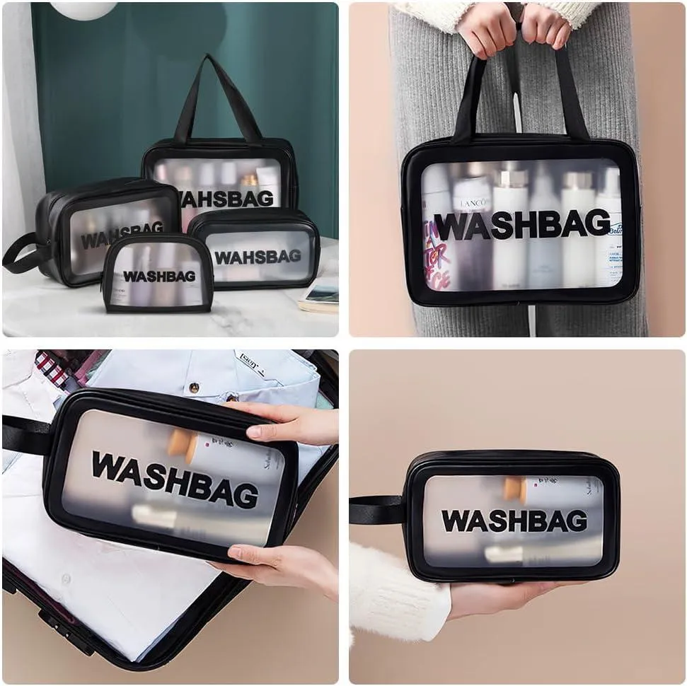 Portable Makeup Organizer Bag WASHBAG-Black Large(SA2405-119)