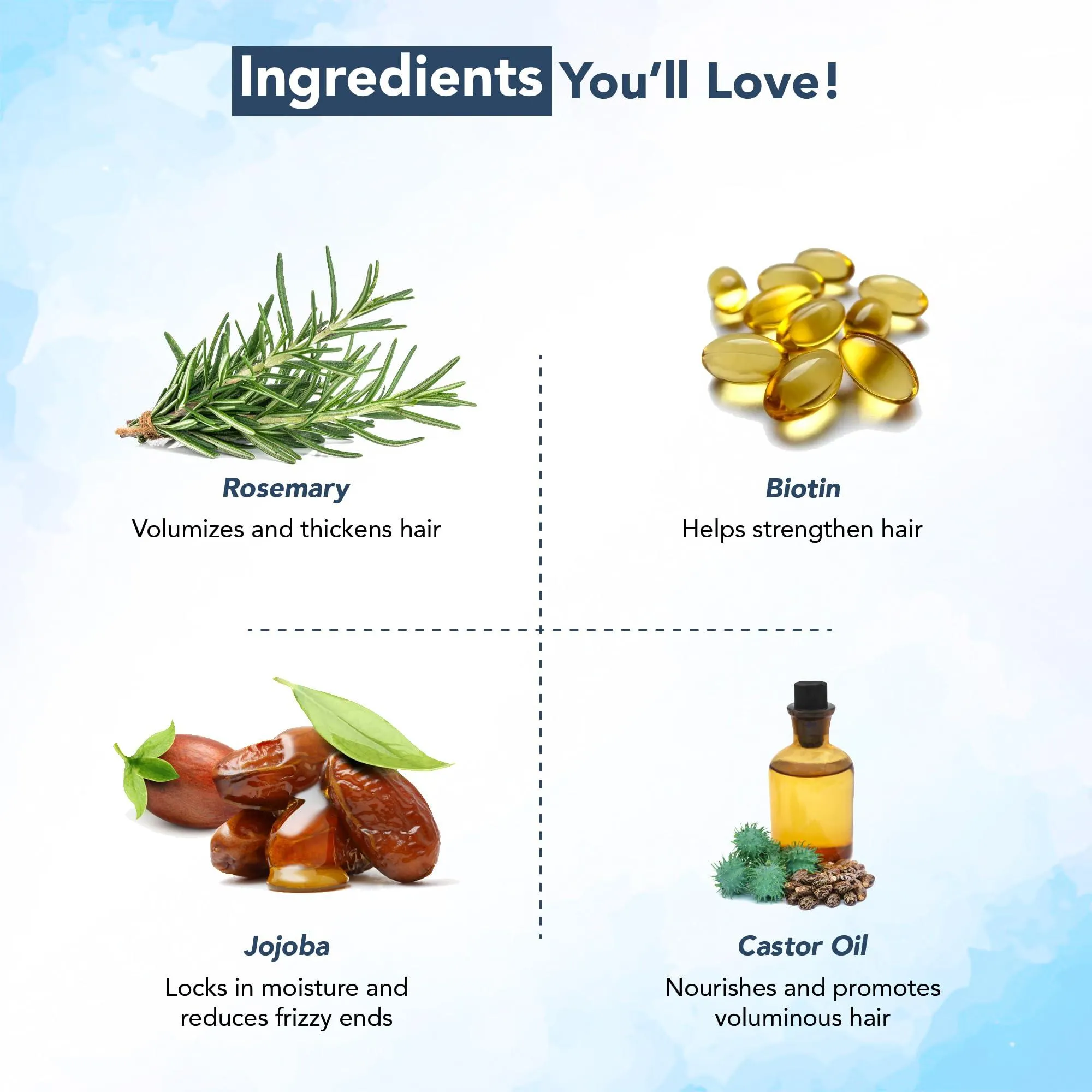 Rosemary Hair Oil with Biotin for Hair Care