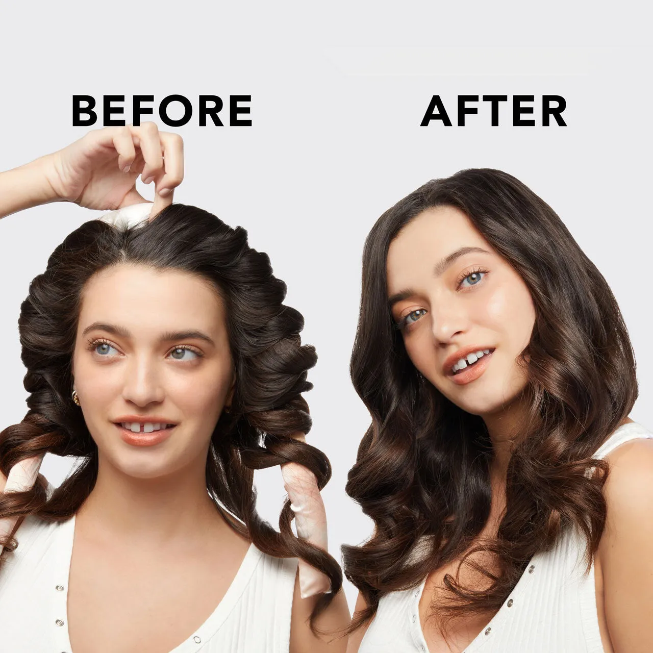 Satin Heatless Curling Set   Leave-In Conditioner Combo