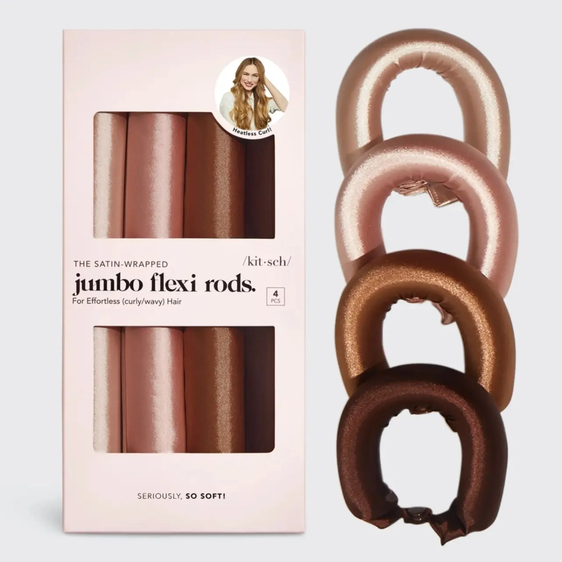 Satin Jumbo Heatless Flexi Rods