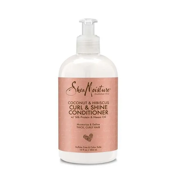 Shea Moisture Curl & Shine Conditioner Coconut Hibiscus 13 oz Liquid