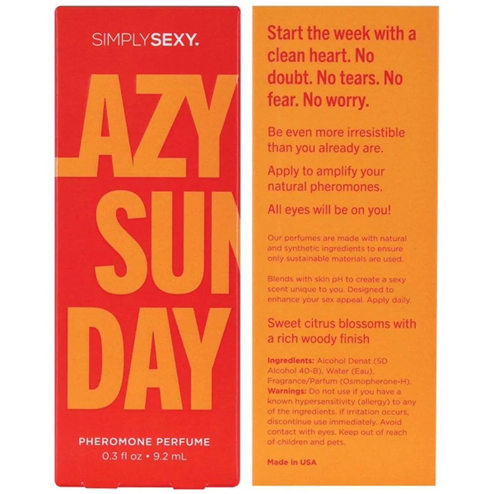 Simply Sexy Pheromone Perfume - Lazy Sunday 0.3 Oz