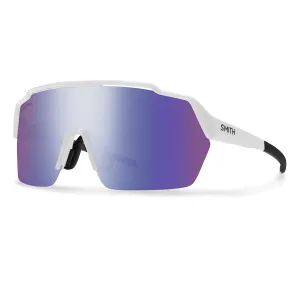 Smith Shift Split MAG Sunglasses White/ChromaPop Violet Mirror   Clear