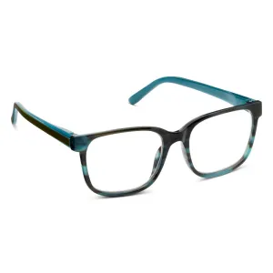 Sycamore Teal Horn Blue-Light Reading Glasses {clearance}