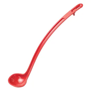 Winco CVLD-13R 13" Ladle, 1oz, Red, PC, Curve